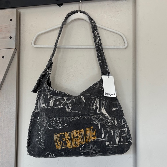 Desigual denim bag NEW - Picture 1 of 9